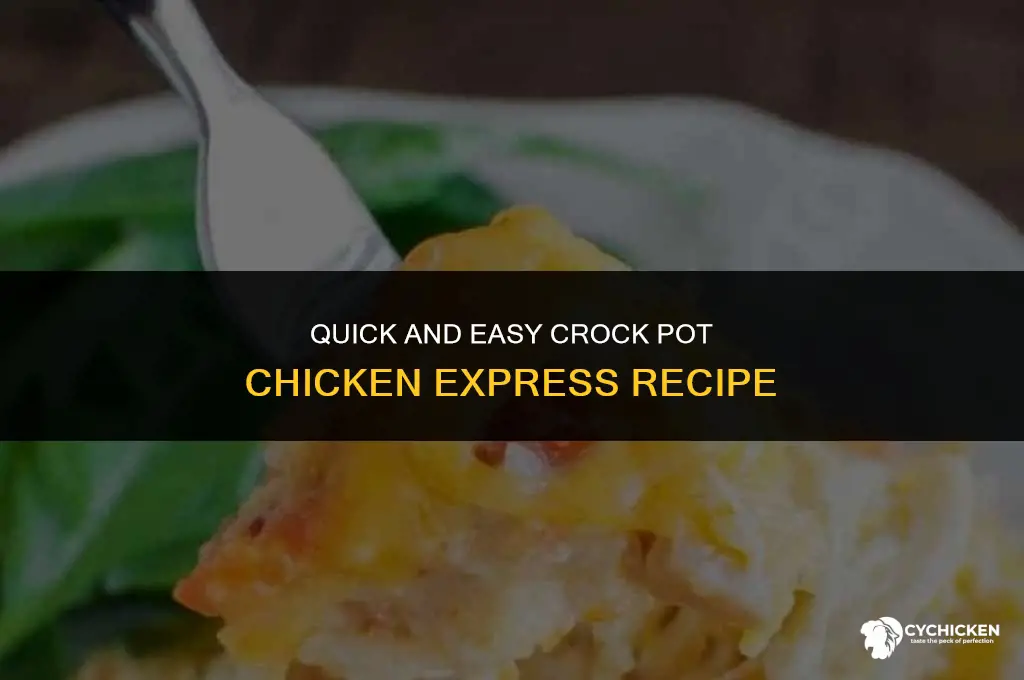 how to make chicken in crock pot express