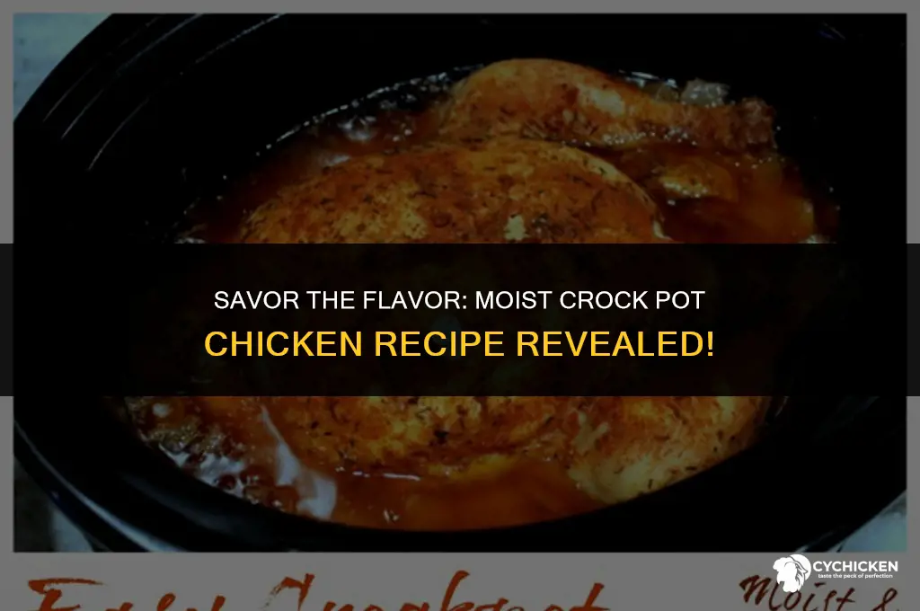 how to make chicken in crock pot moist