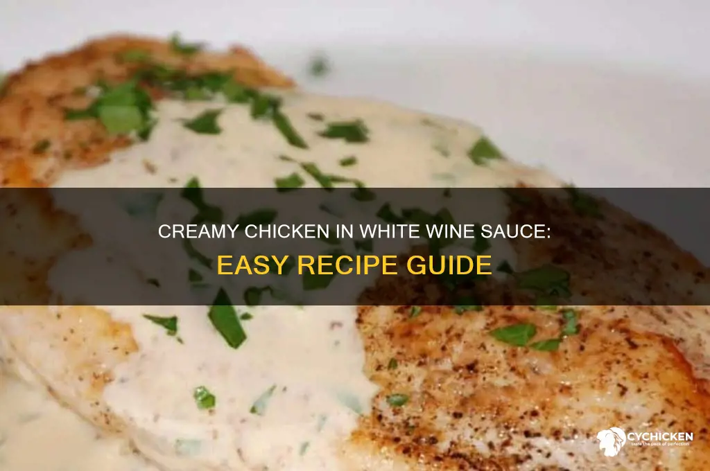 how to make chicken in white wine cream sauce