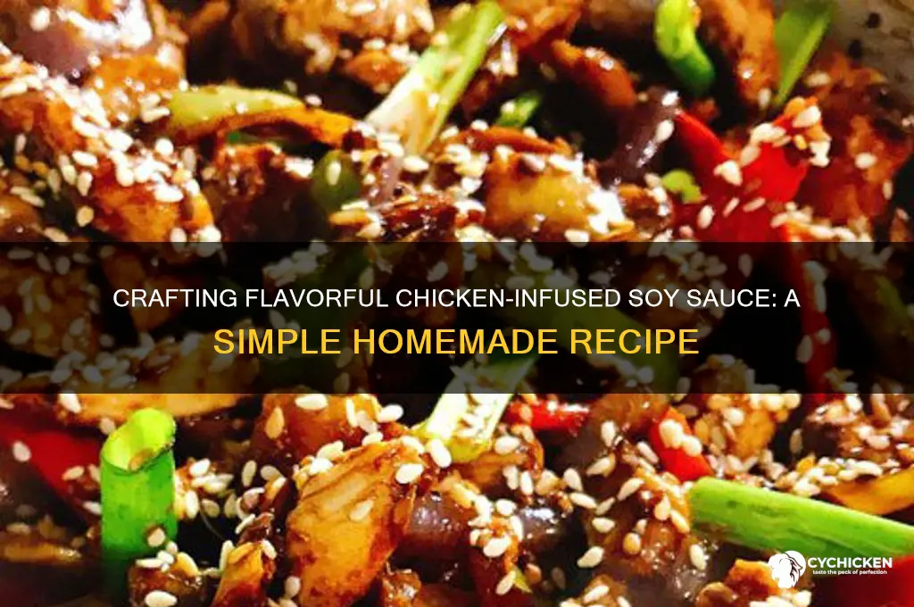 how to make chicken infused soy sauce