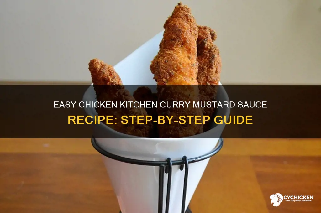 how to make chicken kitchen curry mustard sauce