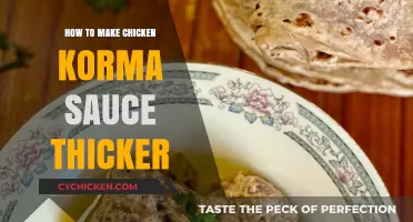 Thicken Your Chicken Korma Sauce: Simple Tips for Creamy Perfection