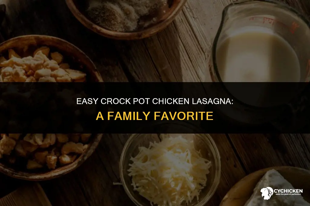 how to make chicken lasagna in crock pot