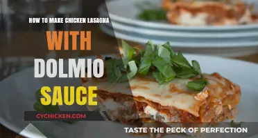 Easy Chicken Lasagna Recipe Using Dolmio Sauce for Quick Meals