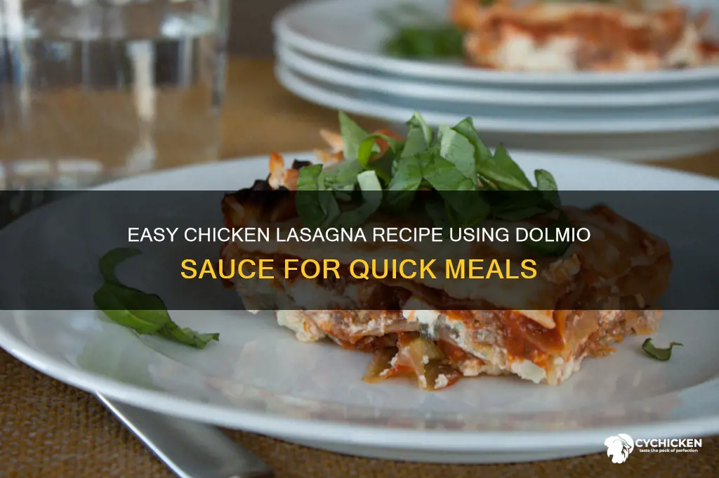 how to make chicken lasagna with dolmio sauce