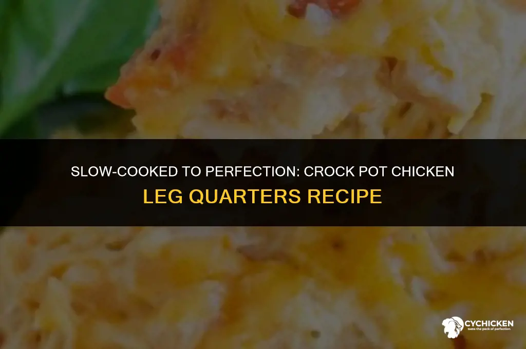 how to make chicken leg quarters in crock pot