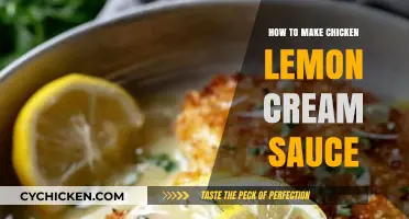 Creamy Chicken Lemon Sauce: Easy Recipe for Rich, Tangy Flavor