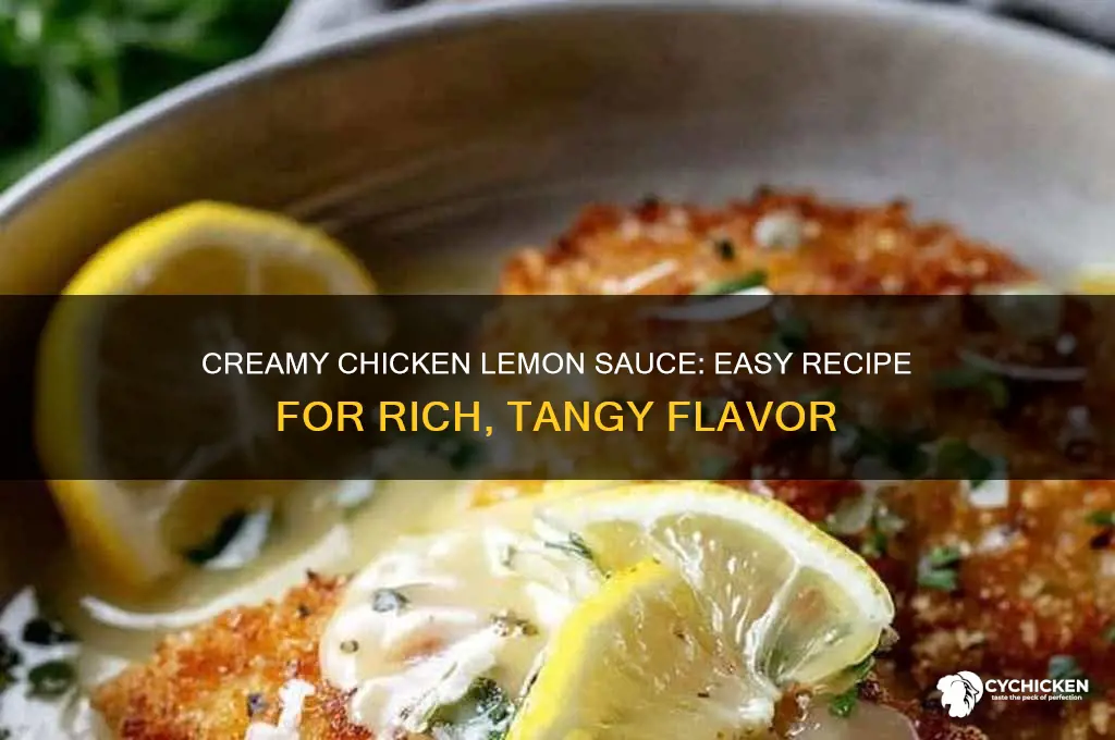 how to make chicken lemon cream sauce