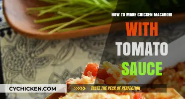 Easy Chicken Macaroni Recipe: Creamy Tomato Sauce Delight