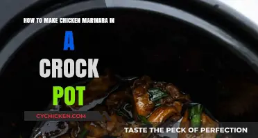 Slow Cooker Chicken Marinara: A Simple and Delicious Recipe