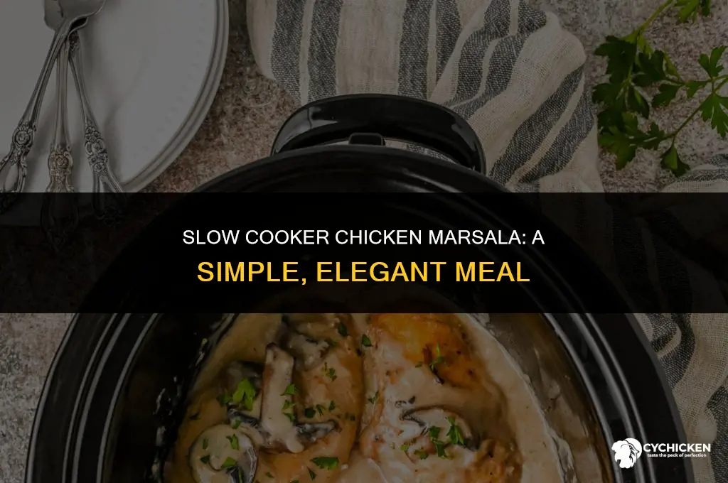 how to make chicken marsala in a crock pot