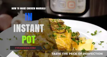 Instant Pot Chicken Marsala: A Quick and Easy Recipe