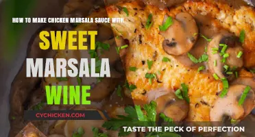 Rich Chicken Marsala Sauce Recipe Using Sweet Marsala Wine