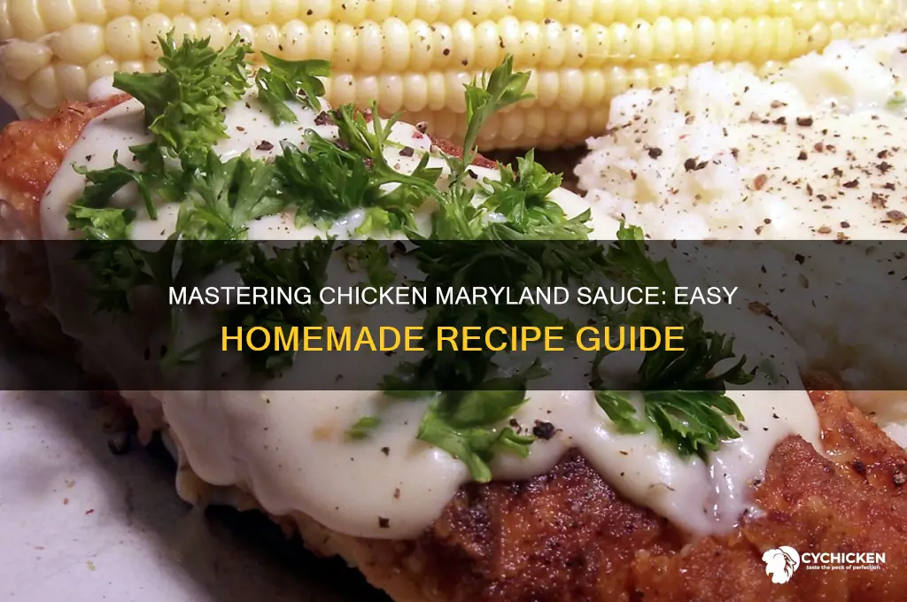 how to make chicken maryland sauce