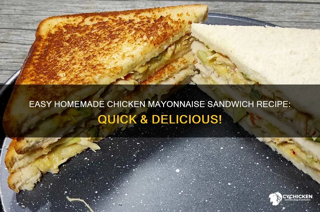 how to make chicken mayonnaise sandwich at home