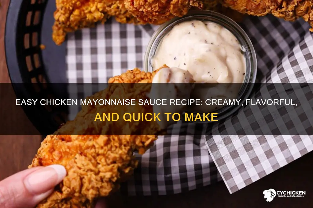 how to make chicken mayonnaise sauce