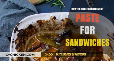 Easy Chicken Meat Paste Recipe for Delicious Sandwiches at Home