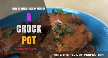 Slow-Cooked Chicken Mole: A Flavorful Crock Pot Delight