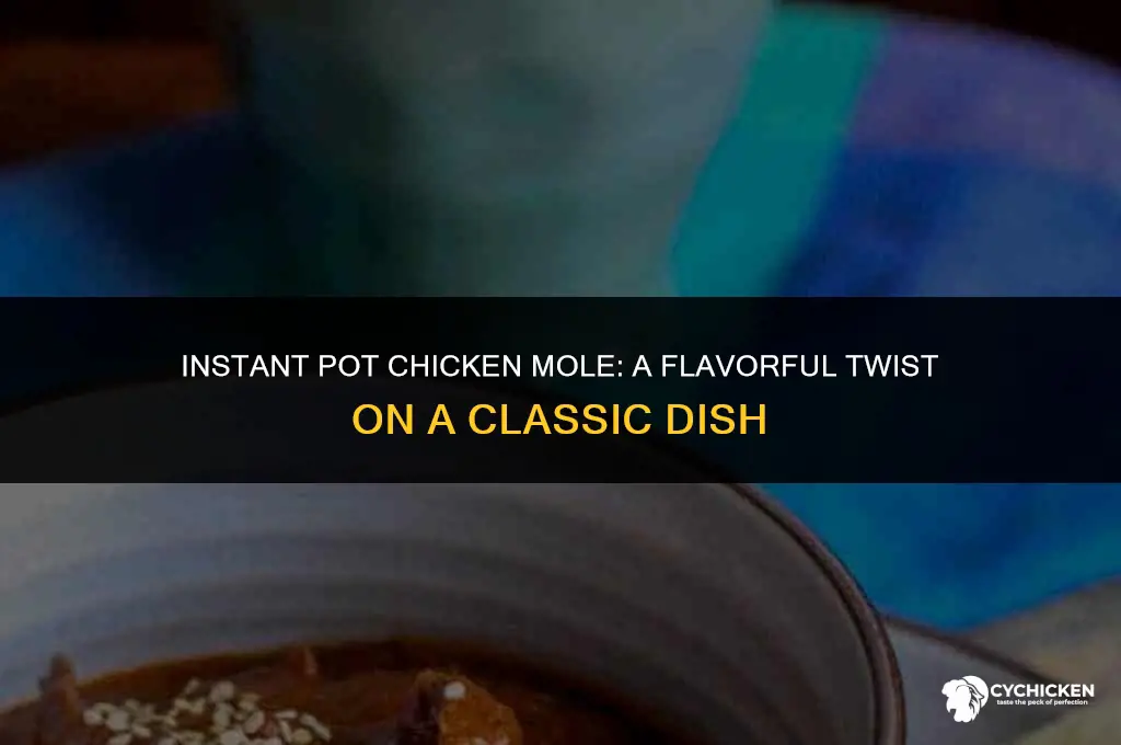 how to make chicken mole in instant pot
