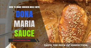 Authentic Chicken Mole Recipe Using Dona Maria Sauce: Easy Steps