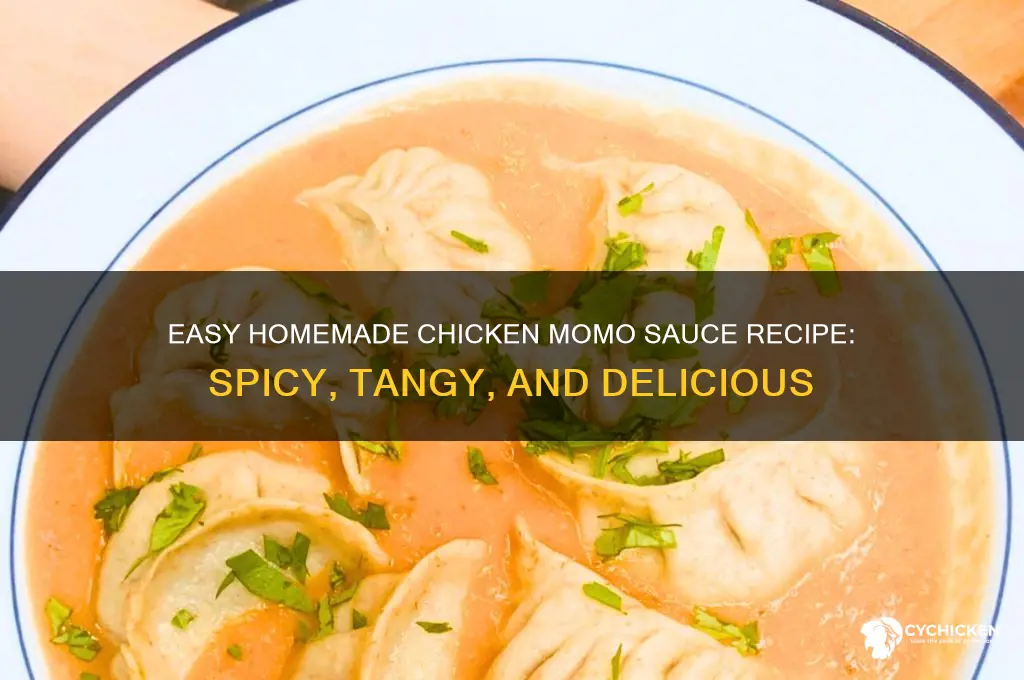 how to make chicken momo sauce at home
