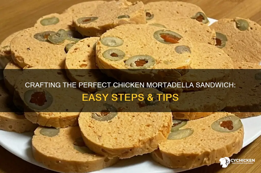 how to make chicken mortadella sandwich