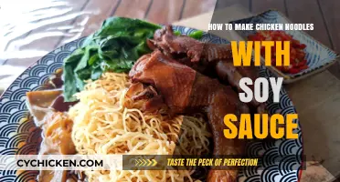 Delicious Chicken Noodles: A Simple Soy Sauce Recipe Guide