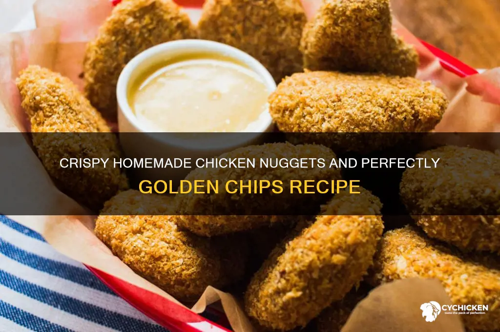 how to make chicken nuggets and chips