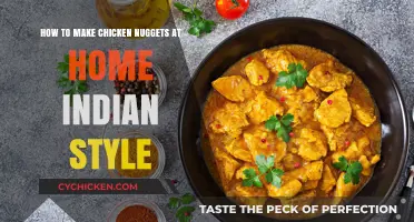 Spicy Indian-Style Homemade Chicken Nuggets Recipe: Easy & Delicious