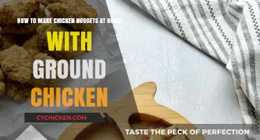 Easy Homemade Chicken Nuggets Recipe Using Ground Chicken
