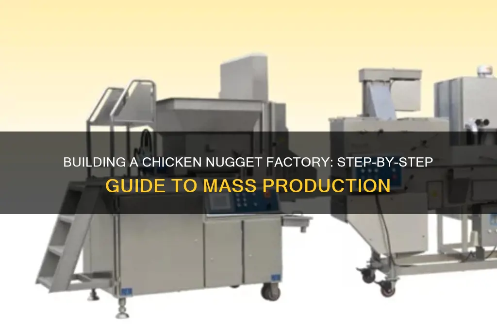 how to make chicken nuggets factory