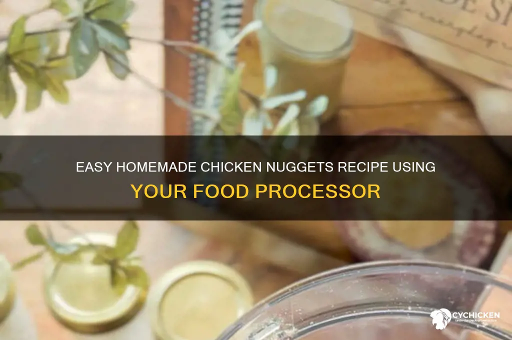 how to make chicken nuggets food processor