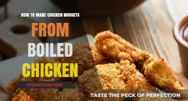 Transform Boiled Chicken into Crispy Homemade Nuggets: Easy Recipe Guide