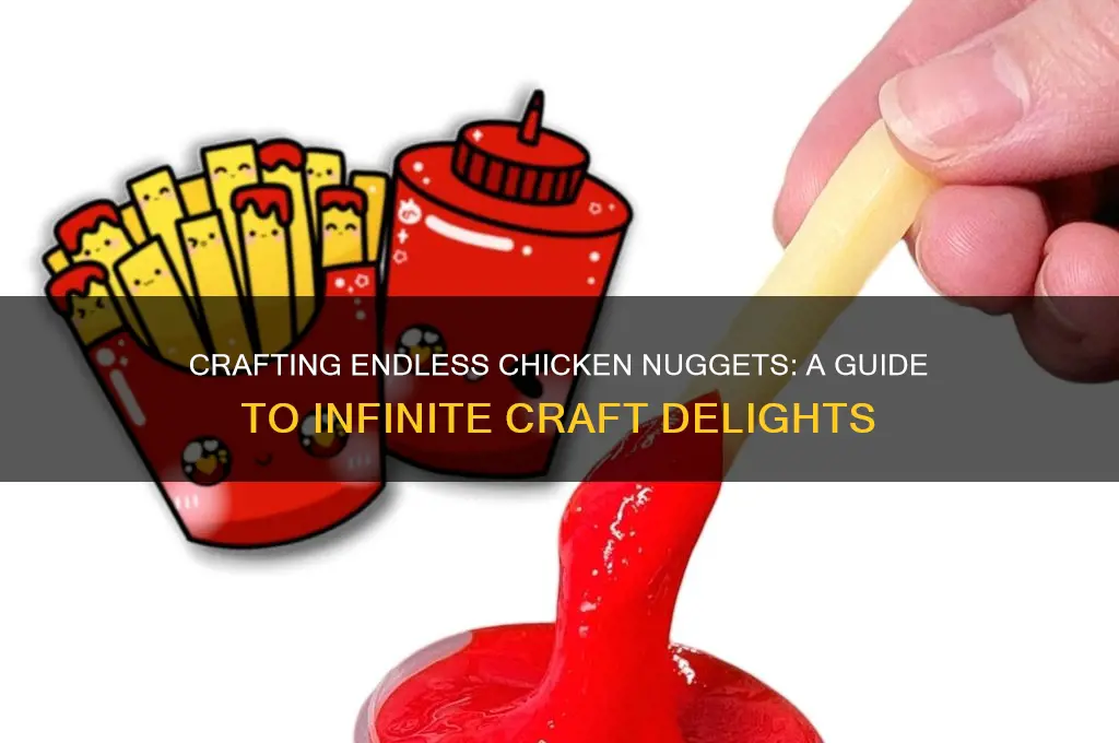how to make chicken nuggets in infinite craft