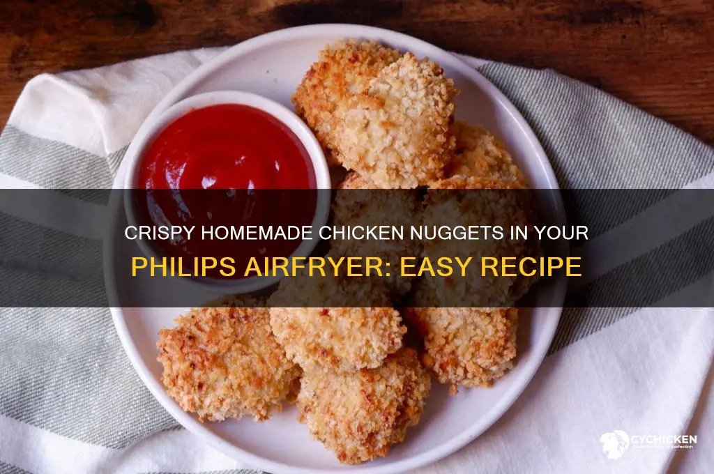 how to make chicken nuggets in philips airfryer