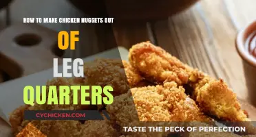 Transform Chicken Leg Quarters into Crispy Homemade Nuggets Easily