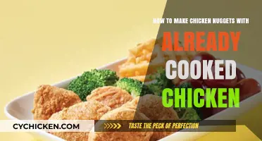 Easy Chicken Nugget Recipe Using Pre-Cooked Chicken: Quick & Tasty!