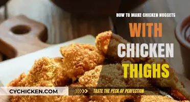 Crispy Homemade Chicken Nuggets Using Tender Thigh Meat Recipe