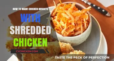 Easy Homemade Chicken Nuggets Recipe Using Shredded Chicken