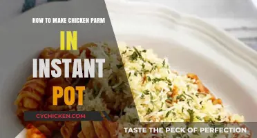 Instant Pot Chicken Parmesan: A Quick and Easy Recipe