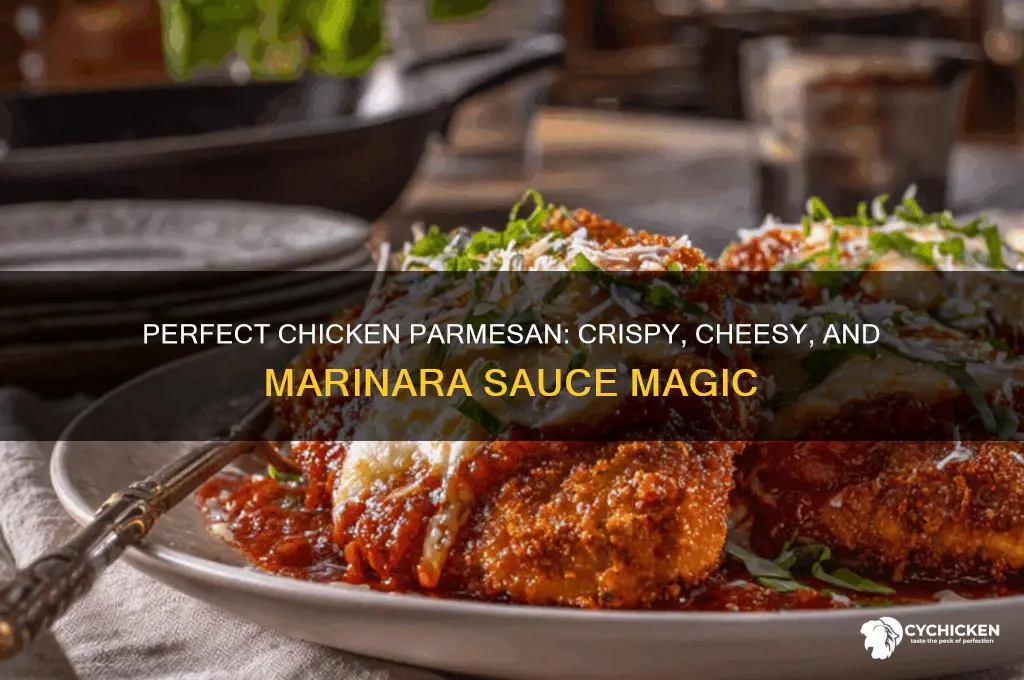 how to make chicken parmesan with marinara sauce