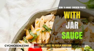 Quick & Easy Chicken Pasta with Jar Sauce Recipe