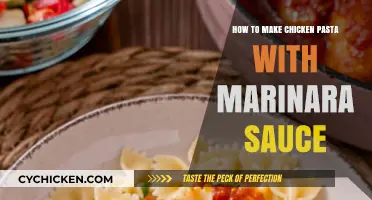 Easy Chicken Pasta with Marinara Sauce Recipe: Quick & Delicious