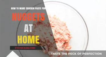 Easy Homemade Chicken Paste Recipe for Crispy Nuggets at Home