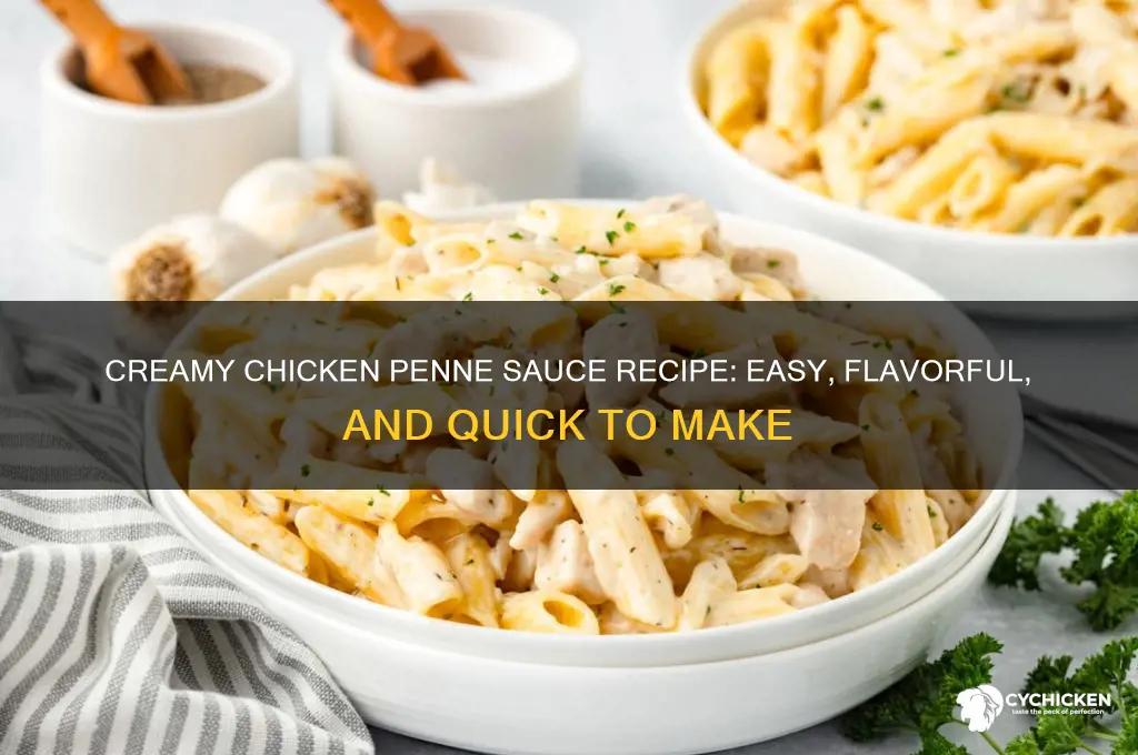 how to make chicken penne sauce