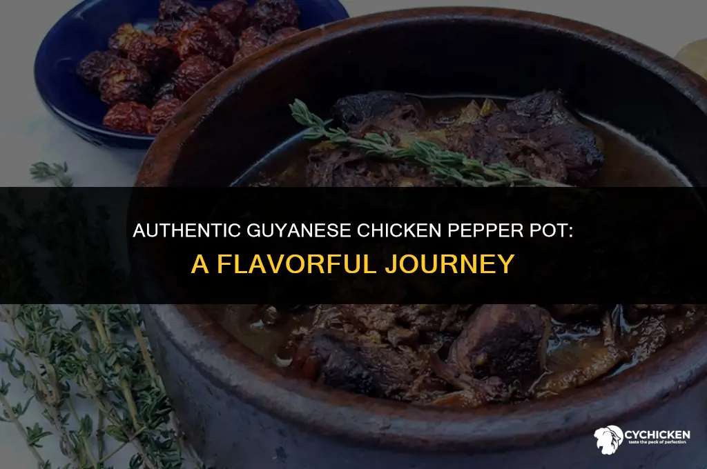 how to make chicken pepper pot guyanese style