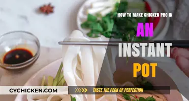 Instant Pot Chicken Pho: A Quick and Flavorful Recipe