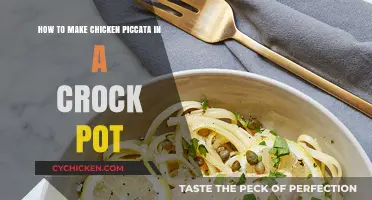 Slow Cooker Chicken Piccata: A Simple, Flavorful Recipe