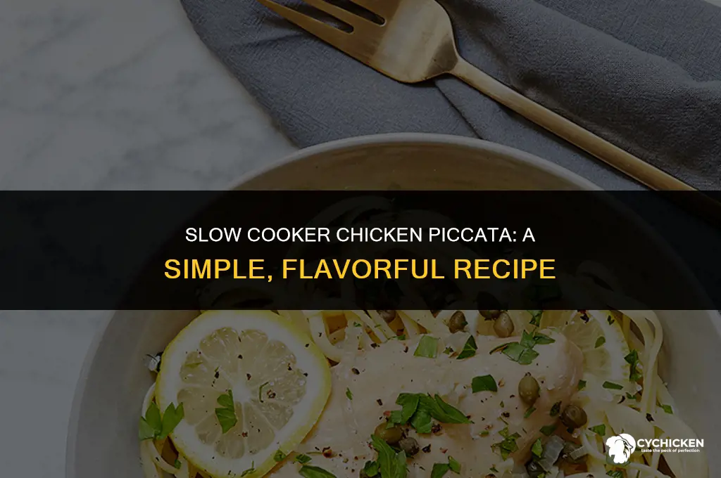 how to make chicken piccata in a crock pot