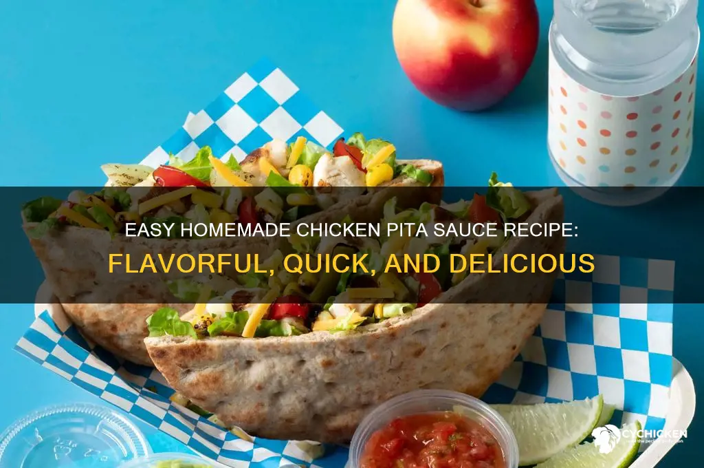 how to make chicken pita sauce